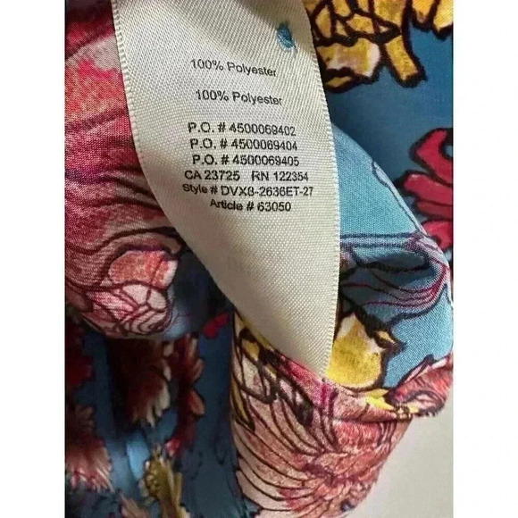 Aritzia Little Moon Yarrow Abstract Flutter Sleeve Blouse | Women’s Size M - Picture 3 of 8